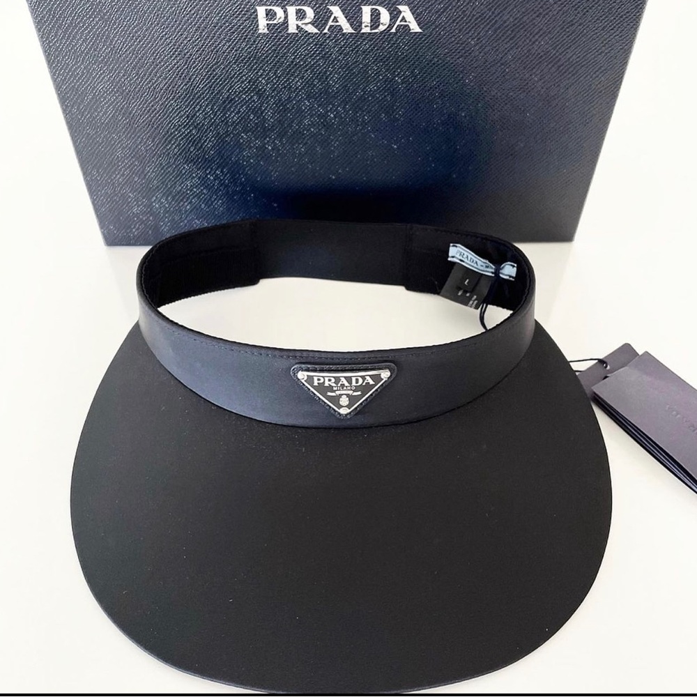 ISO: prada nylon wide brim visor